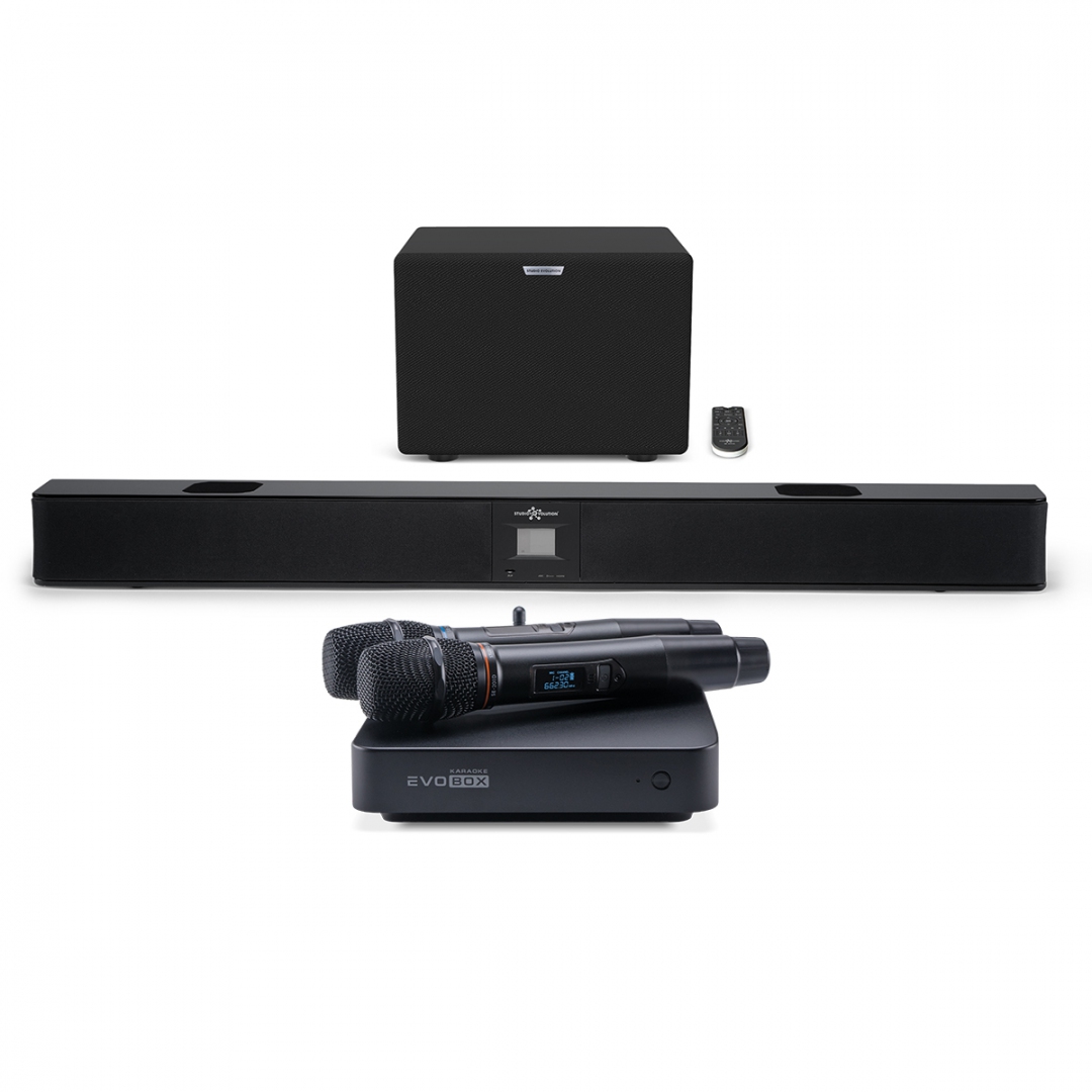 караоке-комплект EVOBOX Plus + EvoSound Bar (саундбар с караоке) в Лисках
