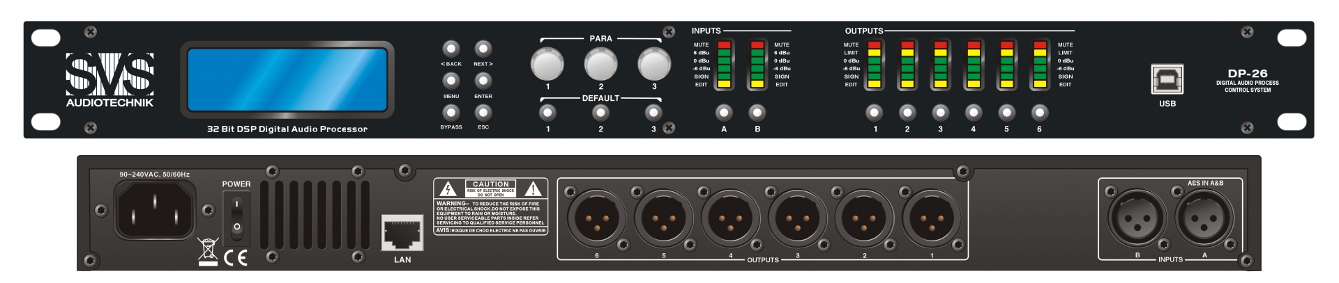SVS Audiotechnik DP-26 Цифровой процессор: 2 входа 6 выходов в Лисках