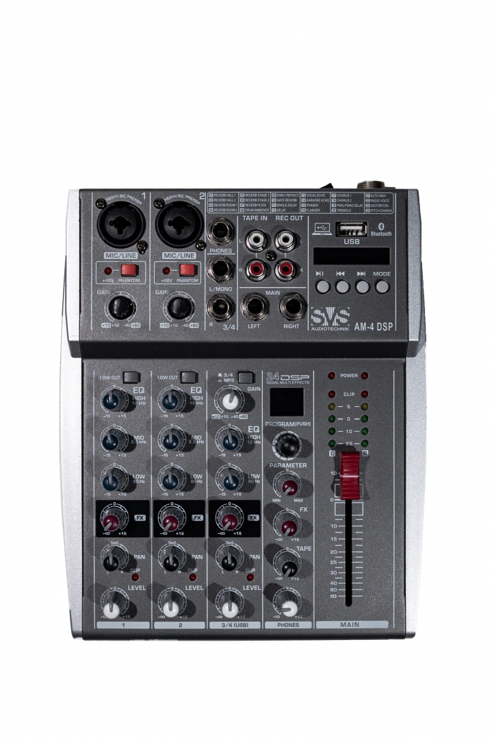 SVS Audiotechnik mixers AM-4 DSP Аналоговый микшерный пульт, 4-канала в Лисках