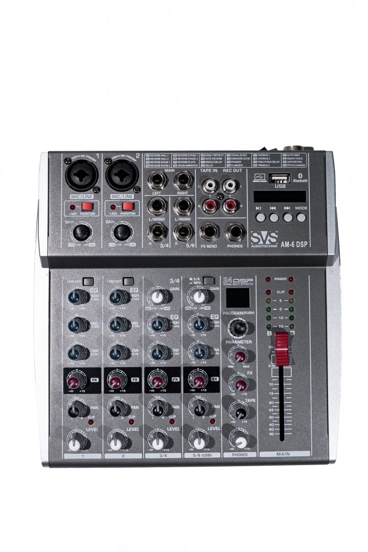 SVS Audiotechnik mixers AM-6 DSP Микшерный пульт аналоговый, 6-канальный SVS Audiotechnik mixers в Лисках