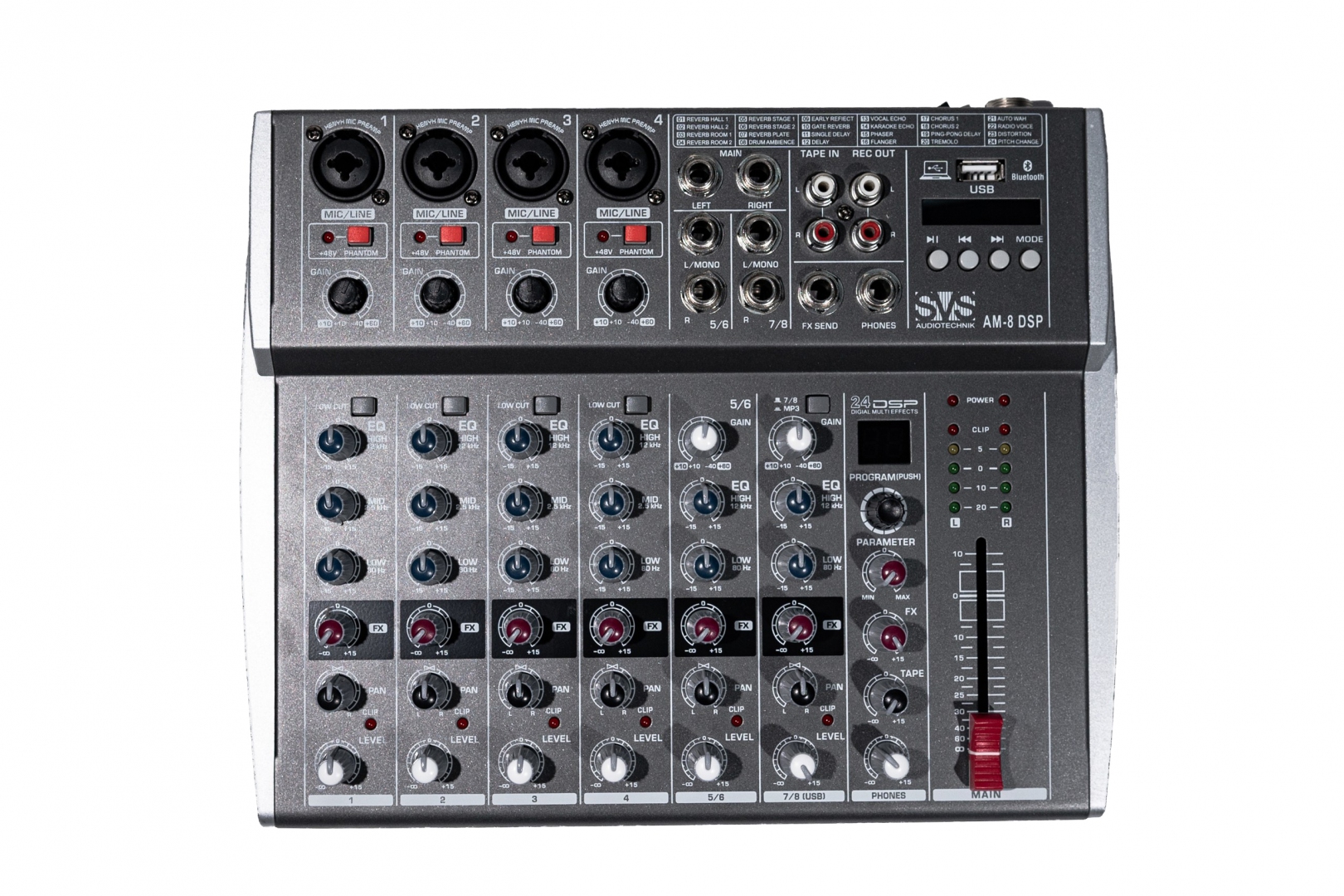 SVS Audiotechnik mixers AM-8 DSP Микшерный пульт аналоговый, 8-канальный в Лисках
